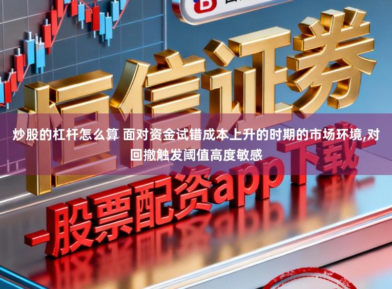 炒股的杠杆怎么算 面对资金试错成本上升的时期的市场环境,对回撤触发阈值高度敏感