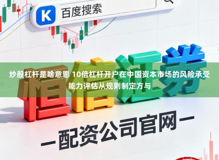 炒股杠杆是啥意思 10倍杠杆开户在中国资本市场的风险承受能力评估从规则制定方与