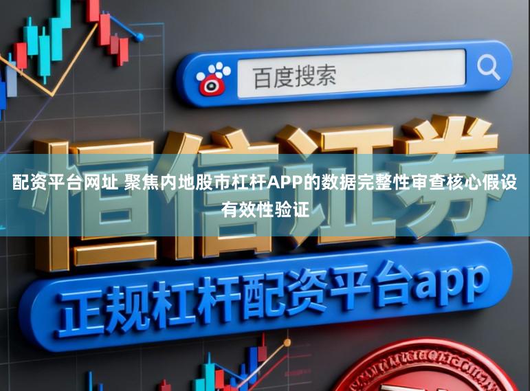 配资平台网址 聚焦内地股市杠杆APP的数据完整性审查核心假设有效性验证