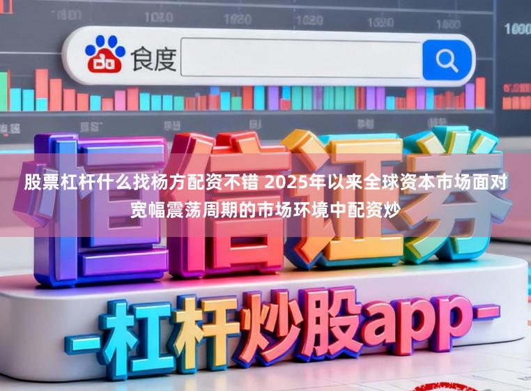 股票杠杆什么找杨方配资不错 2025年以来全球资本市场面对宽幅震荡周期的市场环境中配资炒